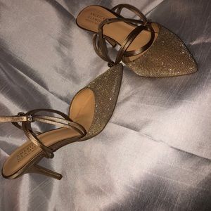 American glamour Sparkle gold heels